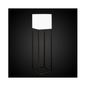 Lampada da Terra Block Bianco Grigio E27 38 x 38 x 155 cm