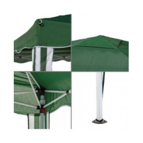 Pergola Gazebo Poliestere Acciaio 300 x 300 x 250 cm