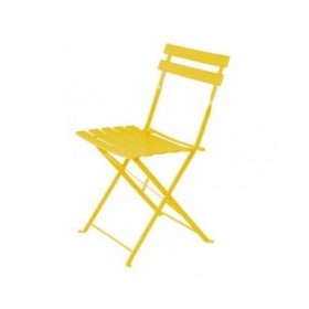 Sedia da giardino Sira Senape Acciaio 41 x 46 x 80 cm (2 Unità)