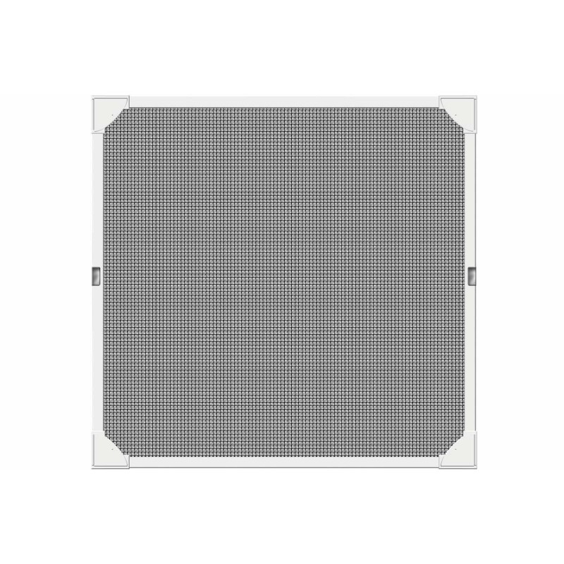 Zanzariera Schellenberg Magnetico Con cornice Fibra di Vetro Bianco (100 x 120 cm)