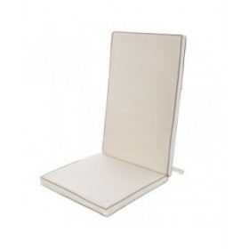 Cuscino per sedie Crema 123 x 48 x 4 cm