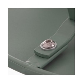 Tavolo aggiuntivo Marzia Verde Acciaio 50 x 50 x 44 cm