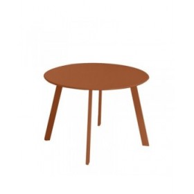 Tavolo Marzia Terracotta Acciaio 60 x 60 x 42 cm