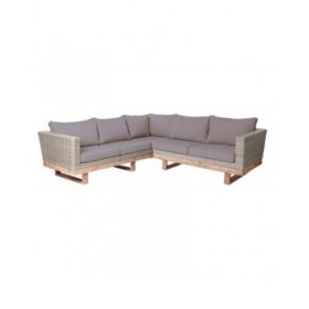 Divano da Giardino Patsy Grigio 235 x 230 x 64,5 cm