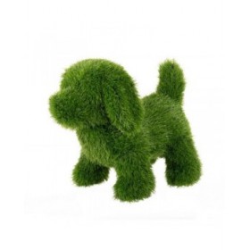 Statua Decorativa polipropilene Prato artificiale Cane 23 x 35 x 33 cm
