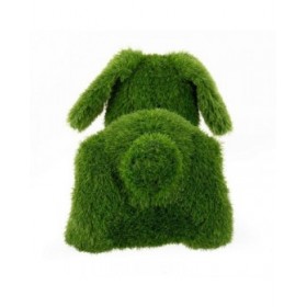 Statua Decorativa polipropilene Prato artificiale Cane 23 x 35 x 33 cm