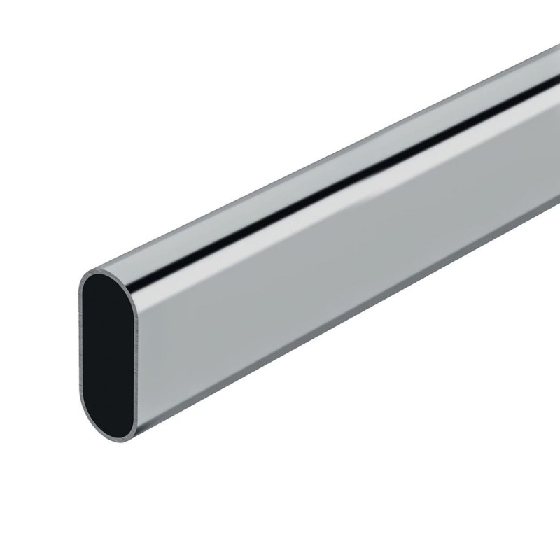 Asta per guardaroba Stor Planet Argentato 200 x 1,5 x 2,5 cm Armadio