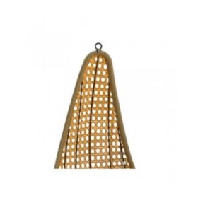 Poltrona da giardino Niva Riattaccare Beige Rattan 82 x 84 x 132 cm