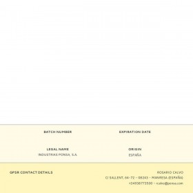 Dente di arresto Ponsa 027,047,035,108 Ergonomico 35 mm x 6 m