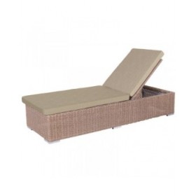 Lettino Patsy Marrone Chiaro Naturale 200 x 70 x 41 cm