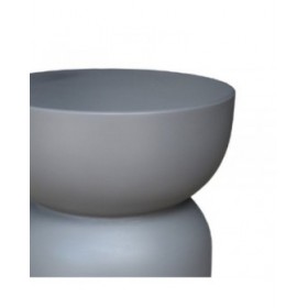 Sgabello Bacoli Grigio Cemento 33 x 33 x 46 cm