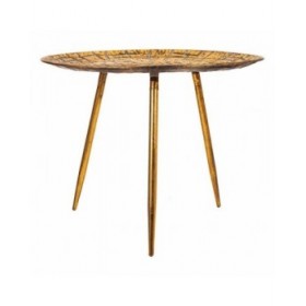 Tavolino da Caffè Alexandra House Living Dorato Ferro 54 x 40 x 54 cm