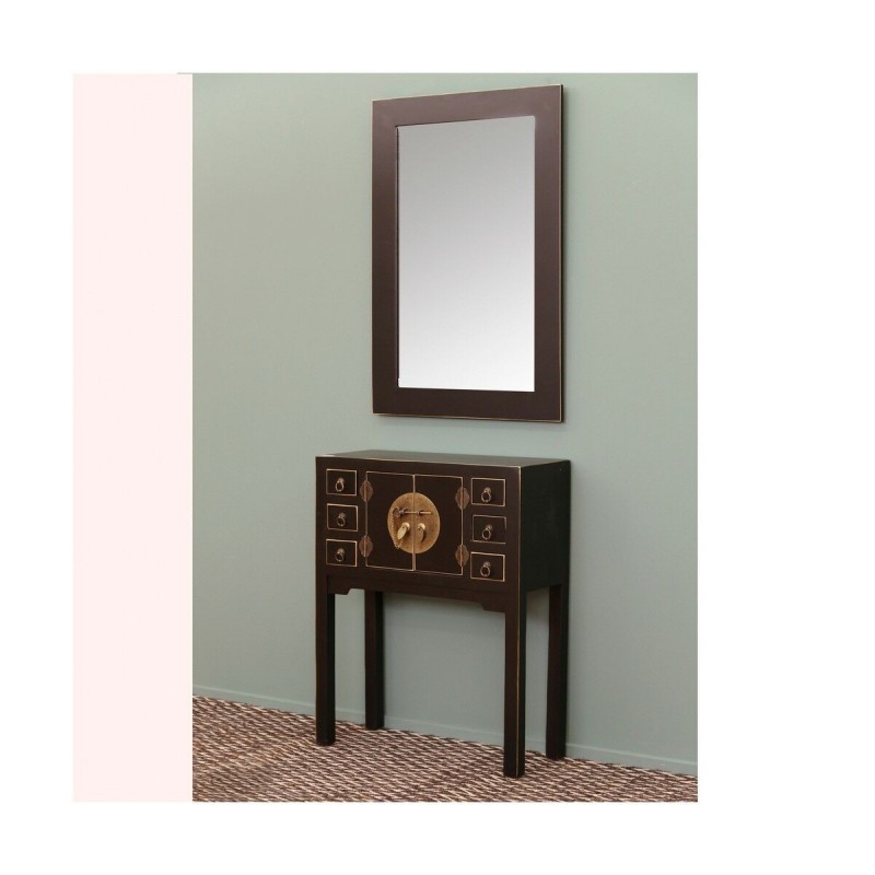 Ingresso ORIENTE Nero Dorato 63 x 26 x 80 cm
