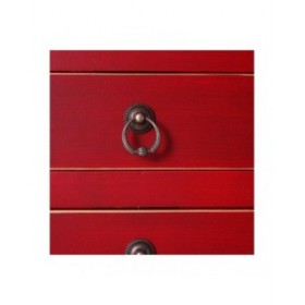 Credenza ORIENTE 73 x 26 x 90 cm Rosso Legno