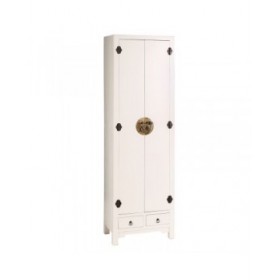 Armadio ORIENTE Bianco Legno Ferro DMF 55 x 33 x 185 cm