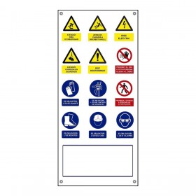 Insegna Normaluz Obra múltiple PVC (50 x 110 cm)