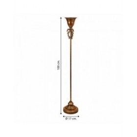 Candelabro Alexandra House Living Dorato Ferro 17 x 100 x 17 cm