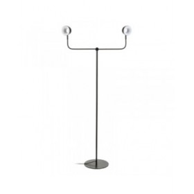 Lampada da Terra 70 x 70 x 154 cm Nero Acciaio