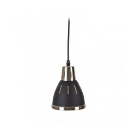 Lampadario 13,2 x 13,2 x 16 cm Nero Metallo industriale