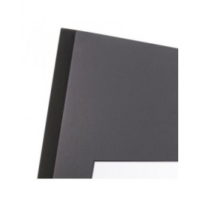 Cornice Portafoto 62 x 1,2 x 42 cm Cristallo Nero Bianco DMF
