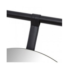 Appendiabiti 56,9 x 15 x 171,9 cm Naturale Nero Metallo Legno industriale