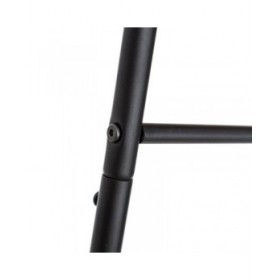 Appendiabiti 56,9 x 15 x 171,9 cm Naturale Nero Metallo Legno industriale