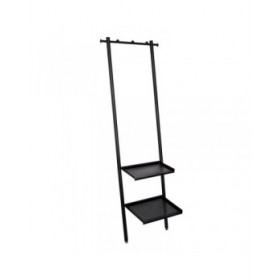 Appendiabiti 59 x 39 x 177,5 cm Nero Metallo industriale