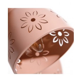 Lampadario 20 x 20 x 95 cm Rosa Metallo