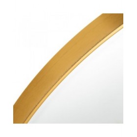 Specchio da parete Dorato Alluminio Cristallo 100 x 4 x 100 cm