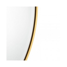 Specchio da parete Dorato Alluminio Cristallo 100 x 4 x 100 cm