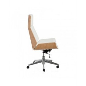 Poltrona Bianco Naturale Ferro 100 % Poliuretano 65 x 66 x 108,5 cm