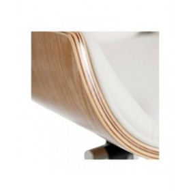 Poltrona Bianco Naturale Ferro 100 % Poliuretano 65 x 66 x 108,5 cm
