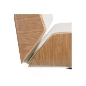 Poltrona Bianco Naturale Ferro 100 % Poliuretano 65 x 66 x 108,5 cm