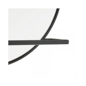 Specchio da parete Nero 90 x 10 x 50 cm