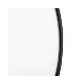 Specchio da parete Nero 90 x 10 x 50 cm