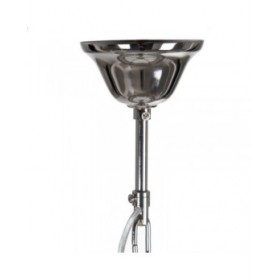 Lampadario 76 x 76 x 39 cm Cristallo Metallo Argento