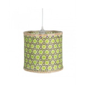 Lampadario 32 x 32 x 29 cm Naturale Verde Bambù 220 V 40 W (3 Unità)