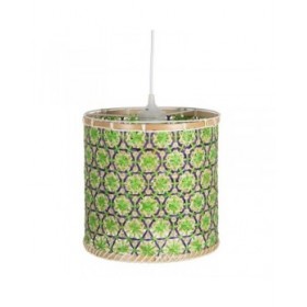 Lampadario 32 x 32 x 29 cm Naturale Verde Bambù 220 V 40 W (3 Unità)