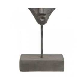 Statua Decorativa 19 x 22 x 55 cm Grigio