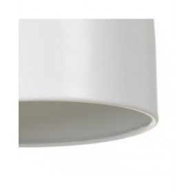 Lampadario Alluminio Bianco 20 x 20 x 30 cm