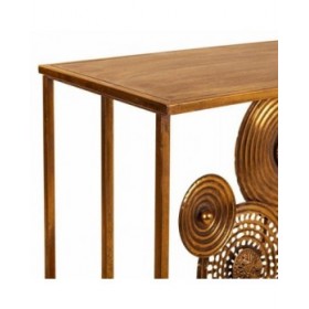 Ingresso Alexandra House Living Dorato 40 x 80 x 120 cm
