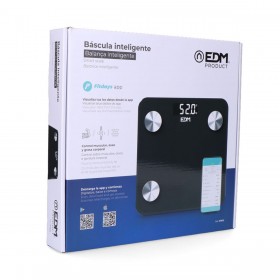 Bilancia Digitale da Bagno EDM 07613 Body Composition Nero 180 kg