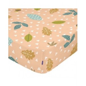 Lenzuolo con angoli HappyFriday MOSHI MOSHI Multicolore Marrone Chiaro 70 x 140 x 14 cm