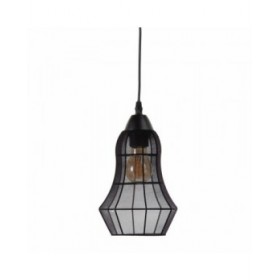 Lampadario Nero Metallo Ø 15 cm