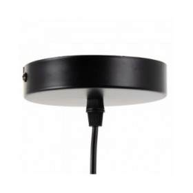 Lampadario Nero Metallo Ø 15 cm