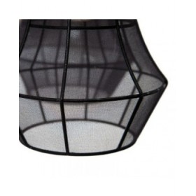 Lampadario 40 x 40 x 140 cm Nero Metallo 27 cm