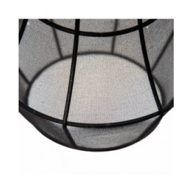 Lampadario 40 x 40 x 140 cm Nero Metallo 27 cm