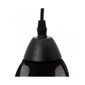 Lampadario 40 x 40 x 140 cm Nero Metallo 27 cm