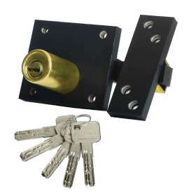 Chiavistello di sicurezza Lince 7930r-97930rhl Ottone Ferro