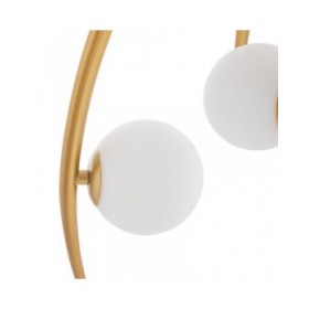 Lampadario 22 x 22 x 120 cm Cristallo Dorato Metallo